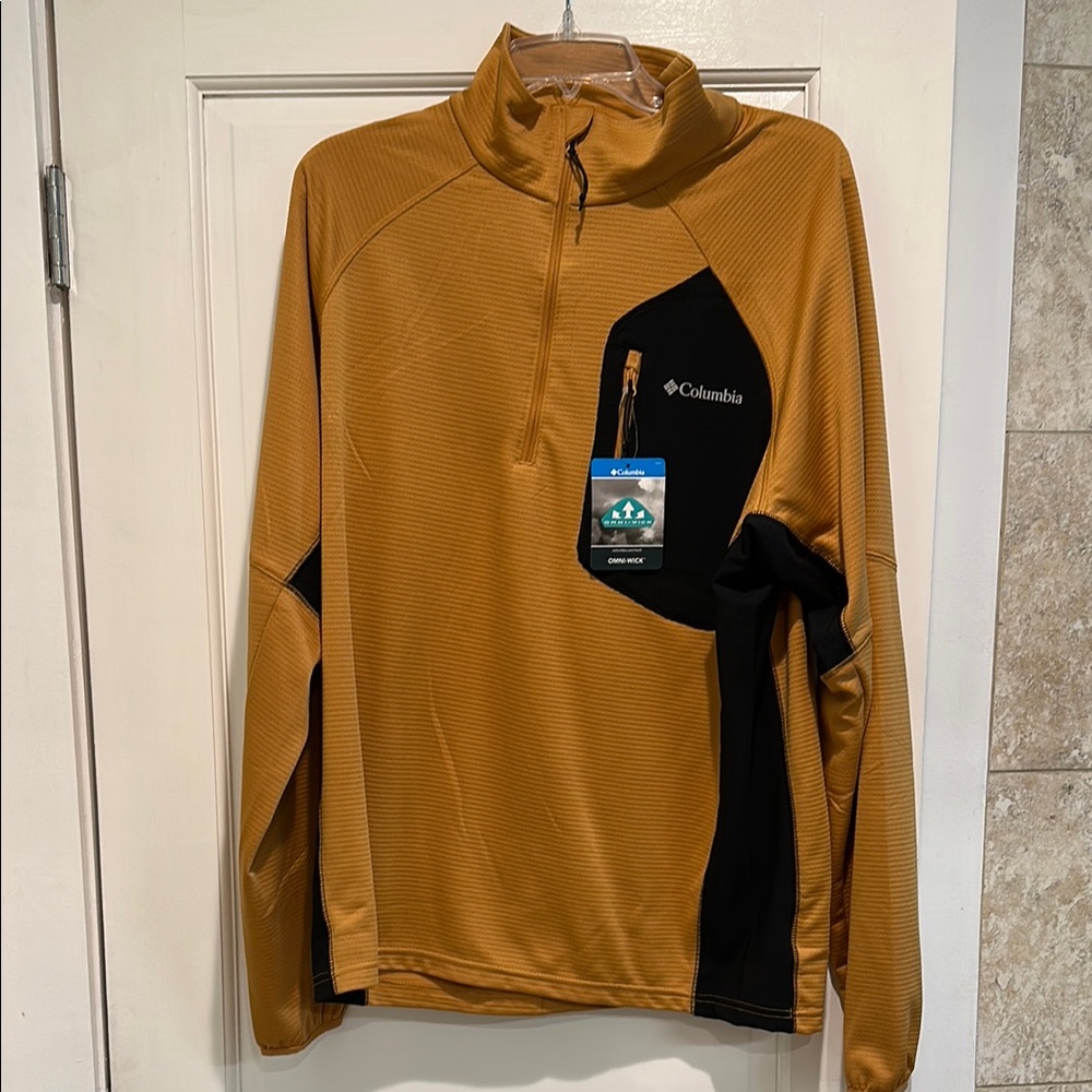 Columbia Men's Gold and Black Performance Jacket